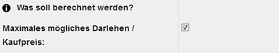 checkbox kaufpreis